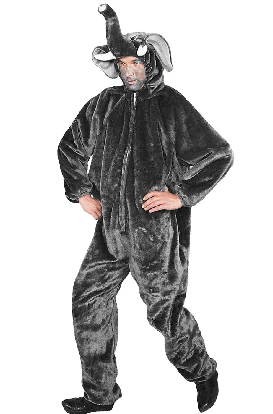 Costume Elefante Grigio Ideale Per Dumbo