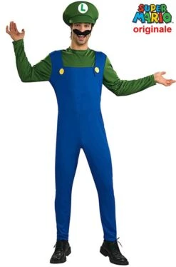 Costume Super Luigi Di Supermario Bros Originale
