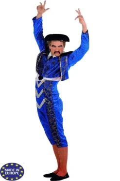 Costume Uomo Torero Adulto Blu