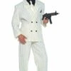 Costume Uomo Gangster Bianco Boss Della Mafia