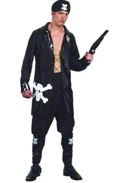 Costume Adulto Pirata Nero