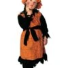 WIDMANN Costume Carnevale Bambina Strega Nera E Arancio