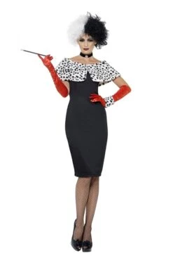 Smiffys Costume Donna Crudelia Demon COMPLETA