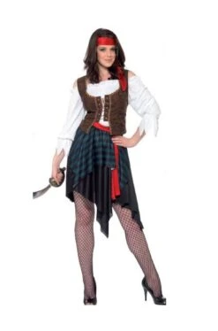 Smiffys Costume Donna Pirata O Zingara O Popolana