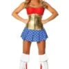 Roma Costume Donna Wonder Woman American Lady