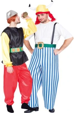 Coppia Di Costumi Galli Rix