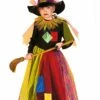 Costume Bambina Da Strega Fattucchiera Del Bosco Incantato