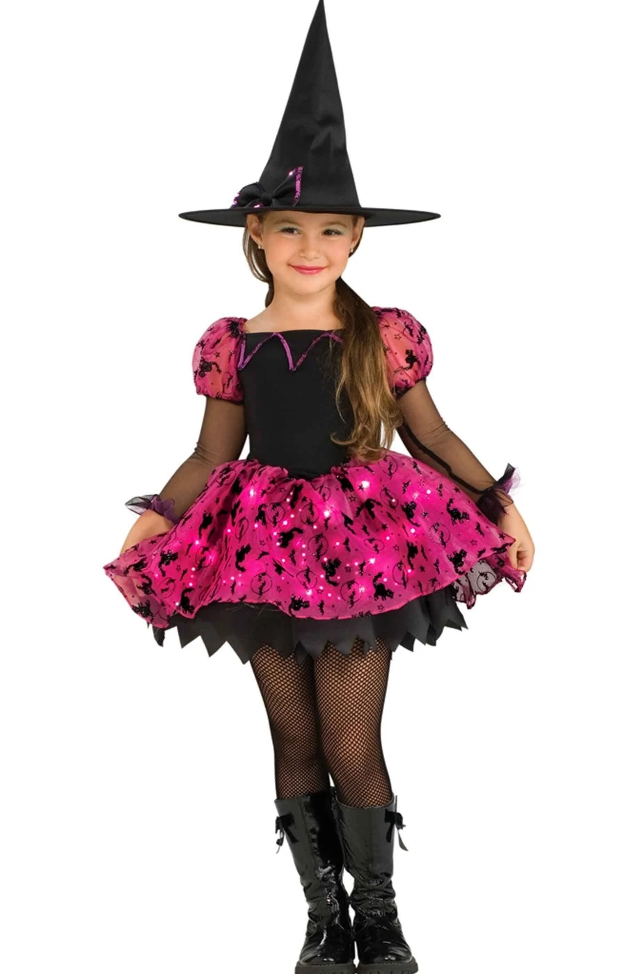 Costume Carnevale Bambina Strega Luminosa