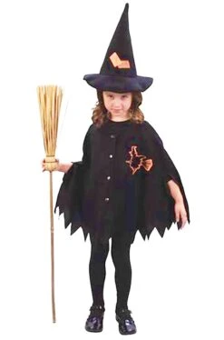 Costume Carnevale Bambina Strega Pipistrella