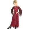 Costume Halloween Da Bambina Lady Gotica Vampira