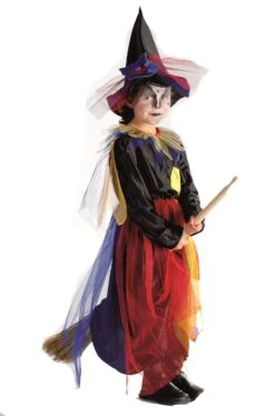 Costume Strega Bambina Multicolor