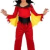 Costume Halloween Da Bambino Diavolo Rosso Con Le Ali