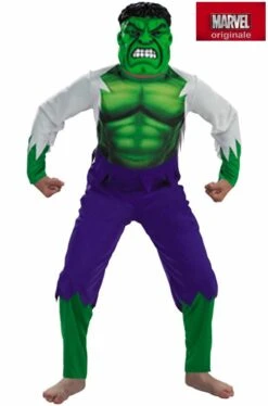 Disguise Costume Hulk Da Bambino Con Pantalone Stracciato