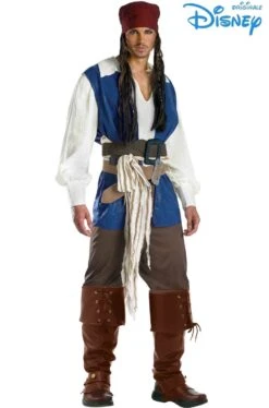 Disguise Costume Jack Sparrow Dal Film Pirati Dei Caraibi