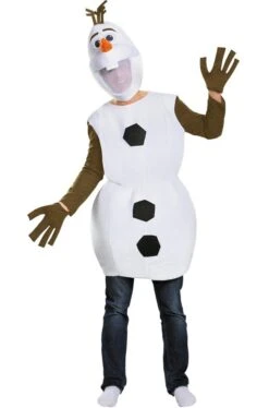 Costume Adulto Mascotte Olaf Da Frozen Il Regno Di Ghiaccio