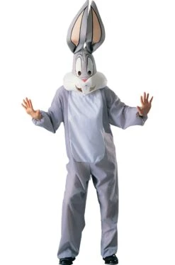 Costume Mascotte Bugs Bunny A Viso Coperto