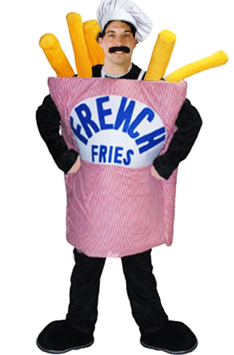 Costume Mascotte Cartoccio Di Patatine Fritte