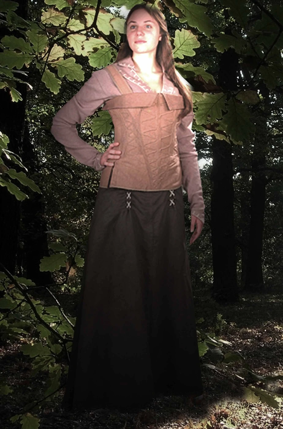 Costume Medievale Lady Marian Di Robin Hood Cosplay - immagine 2