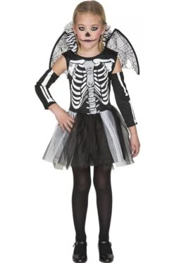Costume Bambina Scheletro Della Morte Con Tutu'
