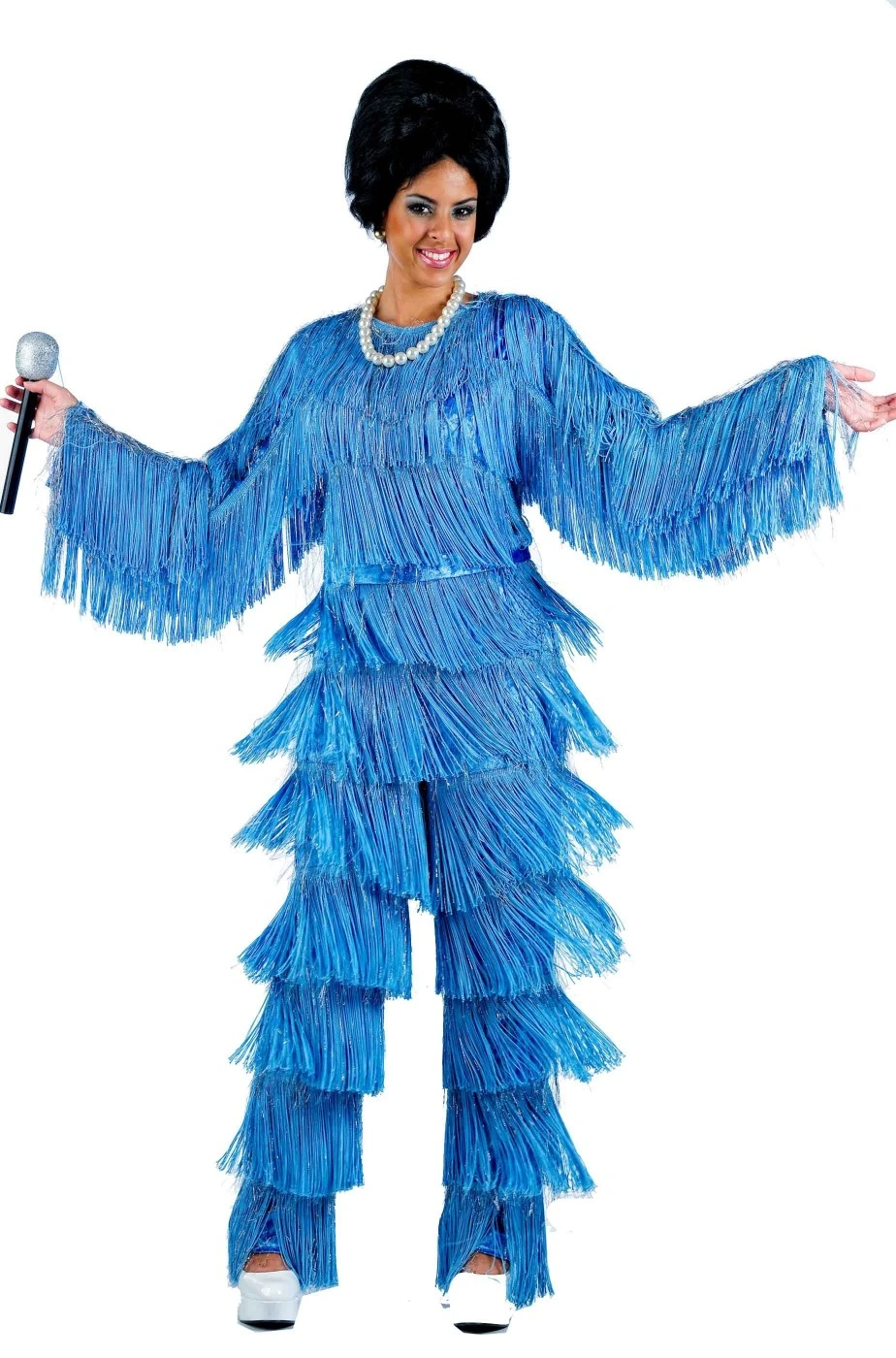 Costume Pop Star Cantante Donna Anni 70 Chic Adulta