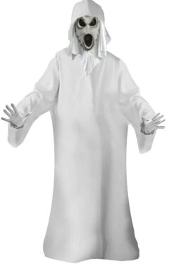 Costume Screamer Ghost Bianco Spettro Fantasma