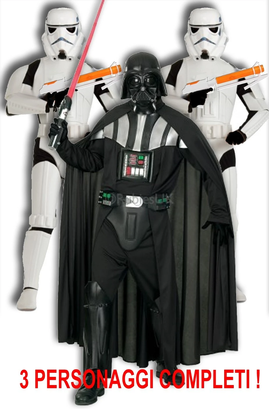 Gruppo Star Wars Darth Vader E Scorta Due Stormtrooper