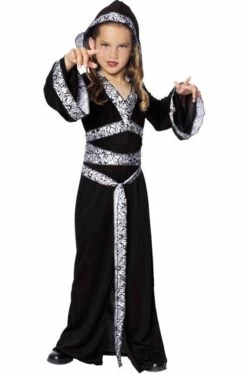 Costume Strega, Maga, Fattucchiera Halloween Bambina