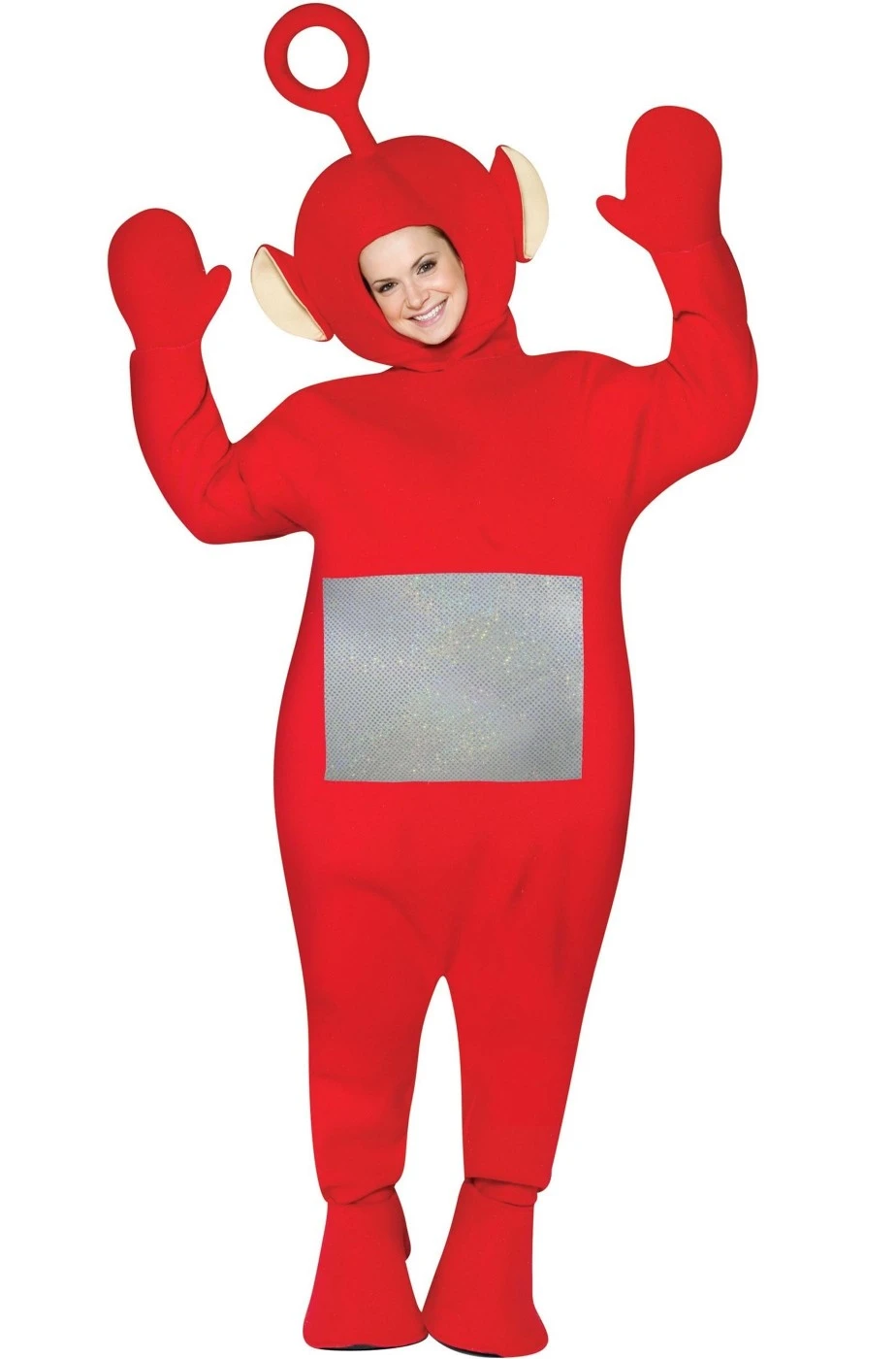 Costume Teletubby Adulto Rosso Po