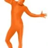 Smiffys Costume Tuta Arancione 2nd Skin Aderente Completa