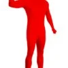 Costume Tuta Rossa 2nd Skin Aderente. Qualita' Superiore