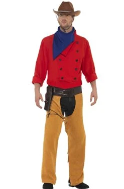 Smiffys Costume Uomo Cowboy John Wayne O Kit Willer