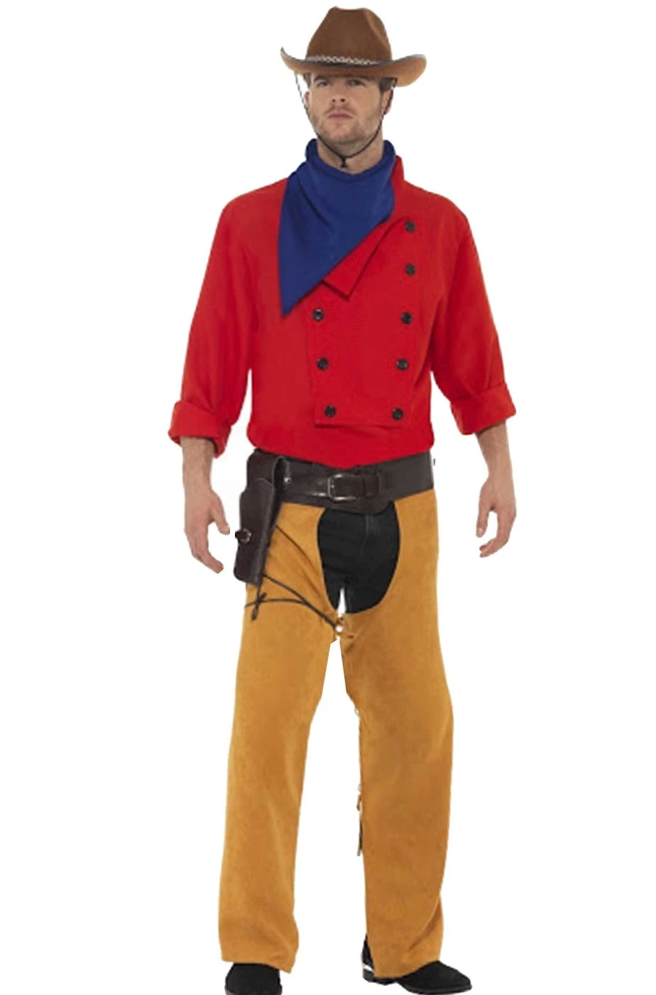 Smiffys Costume Uomo Cowboy John Wayne O Kit Willer