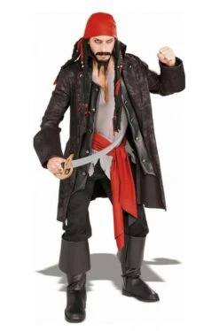 Costume Uomo Pirata Dei Caraibi Capitan Cutthroat
