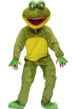 Costume Uomo Rana Lusso Per Kermit Dei Muppet
