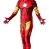 Costume Iron Man 2nd Skin.Tuta Aderente.Si Beve Attraverso.