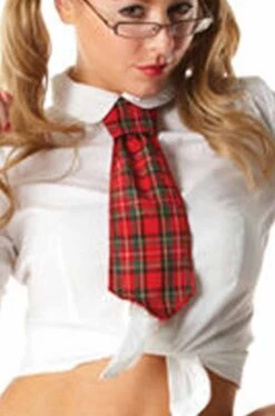 Cravatta Finta Scozzese Celtica Con Elastico