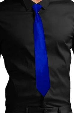 Cravatta Fluo Neon Gangster Blu