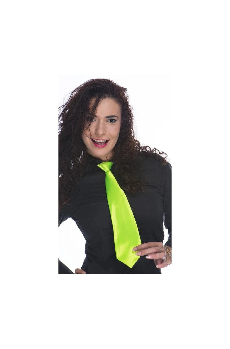 Cravatta Fluo Neon Morpheus Verde - immagine 2