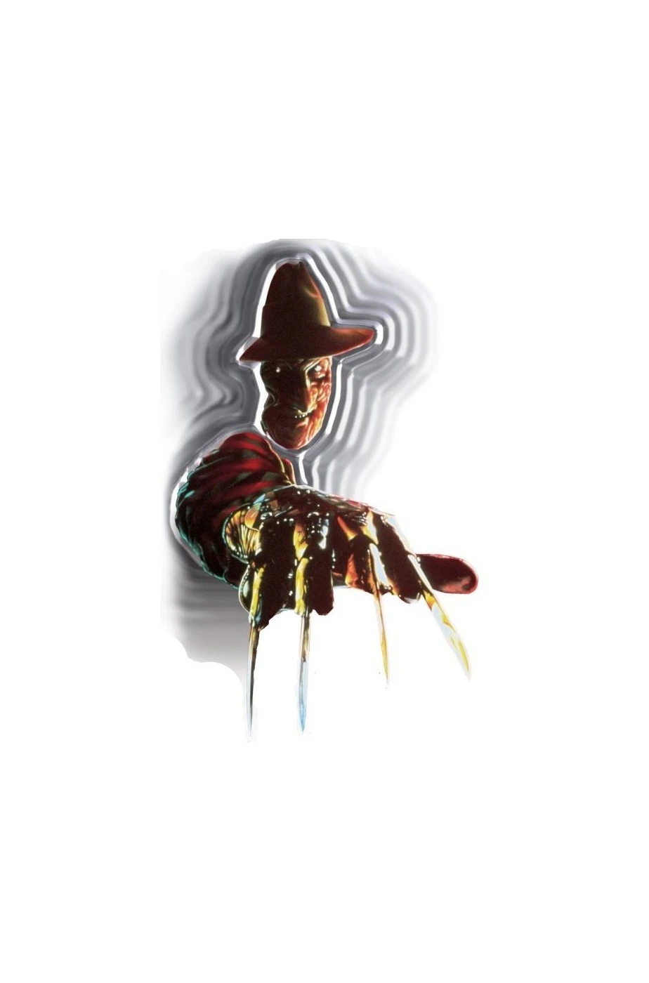 Allestimento Halloween Da Vetro Muro Specchio Decalcomania Freddy Kruegher