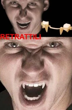 Denti Vampiro Canini Retrattili
