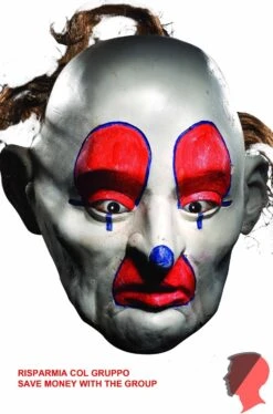 Maschera Clown Del Joker Rapinatore Dopey Dal Film Batman The Dark Knight