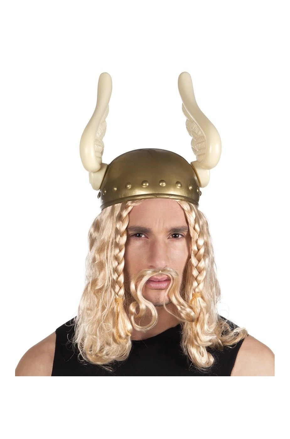 Elmo Con Ali Da Vichingo Adulto In Plastica Rigida Per Asterix O Apollo