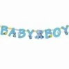 AMSCAN Striscione Nascita Bambino Baby Boy Maschio