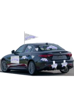 AMSCAN Decorazioni Per Auto Matrimonio Viva Gli Sposi Just Married