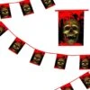 Allestimento Halloween Striscione Con Teschi Sanguinanti Anche Per Pirati M.7
