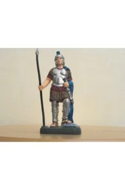 Figurina Presepe In Plastica (cm 10) Soldato Legionario Romano Con Lancia