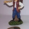 Figurina Presepe In Plastica (cm 5,5) Mendicante Con Fagotto