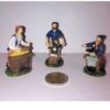 Figurina Presepe In Plastica (cm 5,5) Set Tre Mestieri