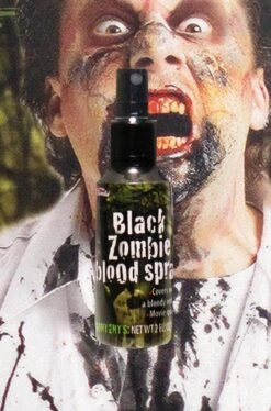 FX Sangue Finto Nero Schizzo Zombie