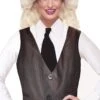 Gilet Senza Maniche Gessato Donna Grigio